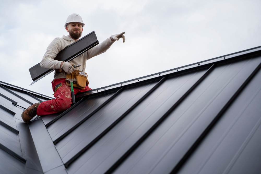 metal roofing over plywood